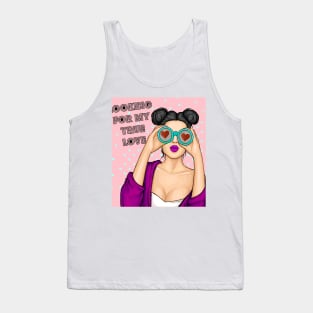 Pop art lady Tank Top